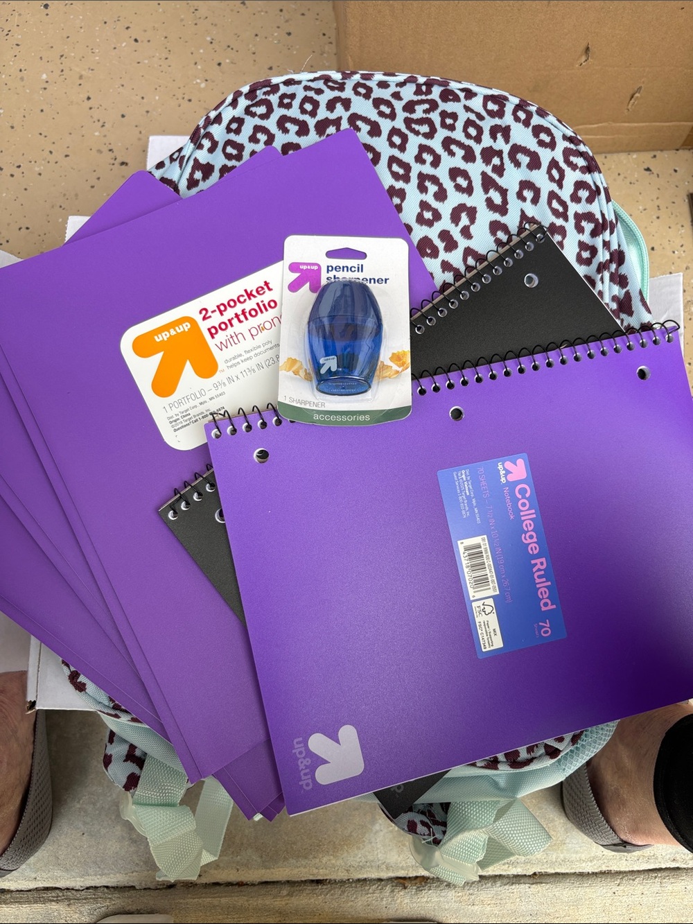 Dealworthy Turquoise Leopard Print 15 Inch Laptop Backpack NWT